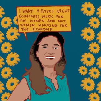 Patricia Wattimena : I want a future where economies work for the women and not women working the economy